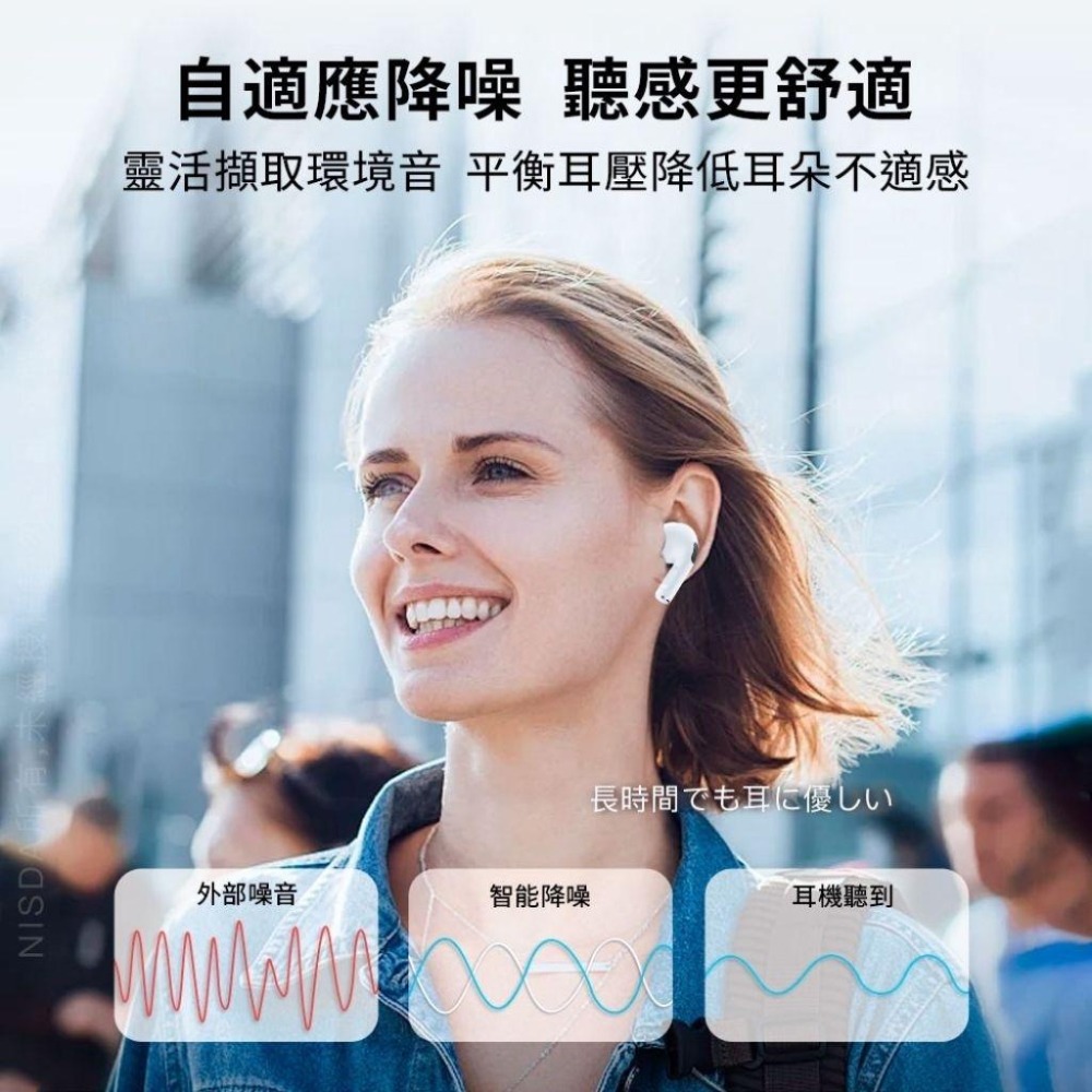 【NISDA】NeoPods  ANC 真無線降噪藍牙耳機 電量顯示 無線耳機 耳機 智能降噪 免持聽筒-細節圖7