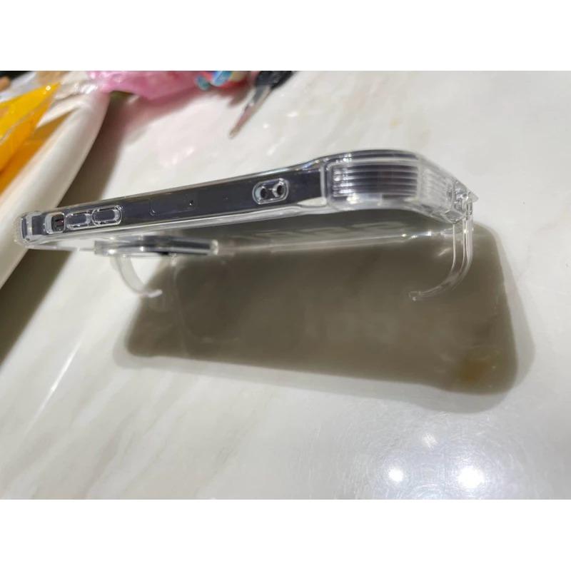 台灣現貨供應、隱形掛鉤手機殼 Iphone13 14 支架  四角防摔懶人支架掛鉤-細節圖8
