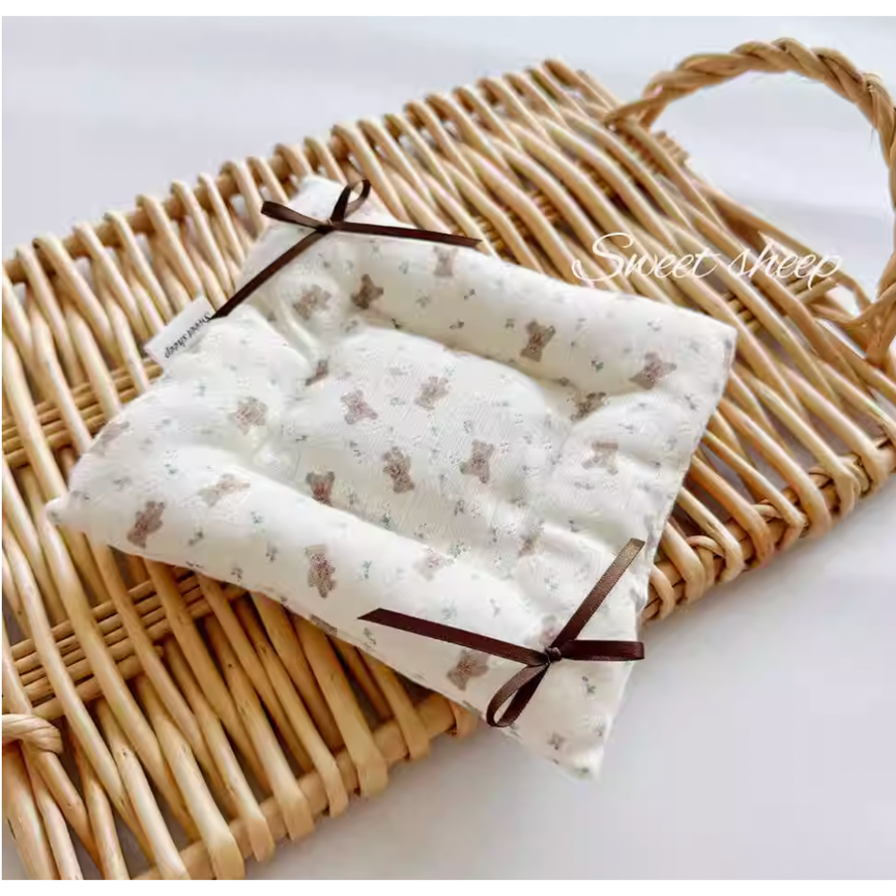 【Roze韓風家居選品】棉棉枕頭方形隔熱杯墊-細節圖2