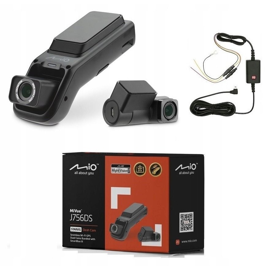 Mio MIVUE J756D 前後鏡頭 Full HD 1080p WiFi GPS 行車記錄器-細節圖4