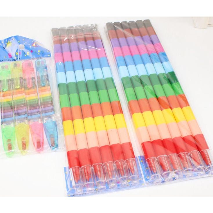 【夜市王】12色方形蠟筆一支15元-細節圖3