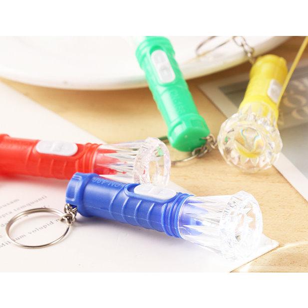 【夜市王】鑽石手電筒 手電筒鑰匙圈9元-細節圖2