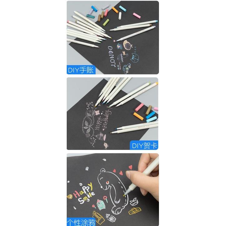 【夜市王】印章筆 上色筆 金屬油漆筆  1支9元-細節圖4