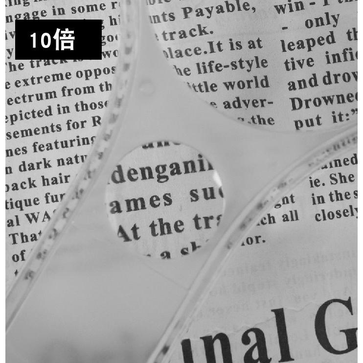 【夜市王】透明亞克力手持放大鏡19元-細節圖3