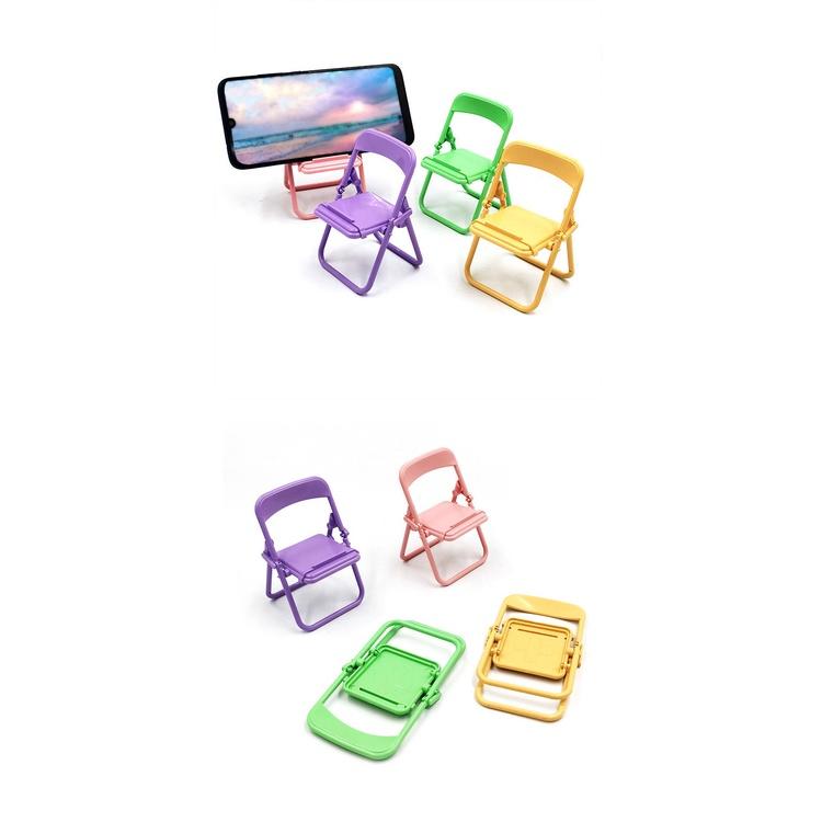 【夜市王】桌面椅子手機支架 馬卡龍色系支架 15元-細節圖2