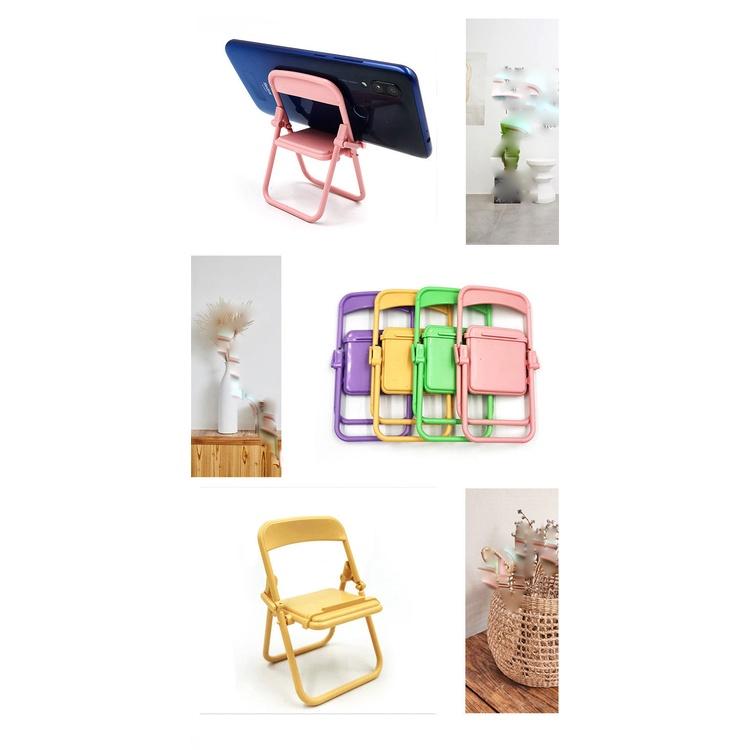 【夜市王】桌面椅子手機支架 馬卡龍色系支架 15元-細節圖3