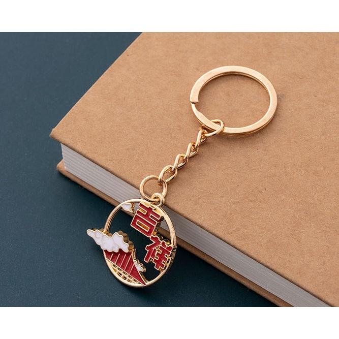 【夜市王】金屬文字鑰匙圈 包包掛件吊墜5個49元-細節圖2