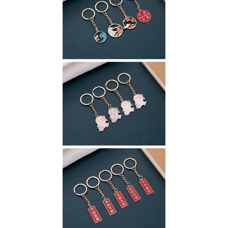 【夜市王】金屬文字鑰匙圈 包包掛件吊墜5個49元-細節圖4