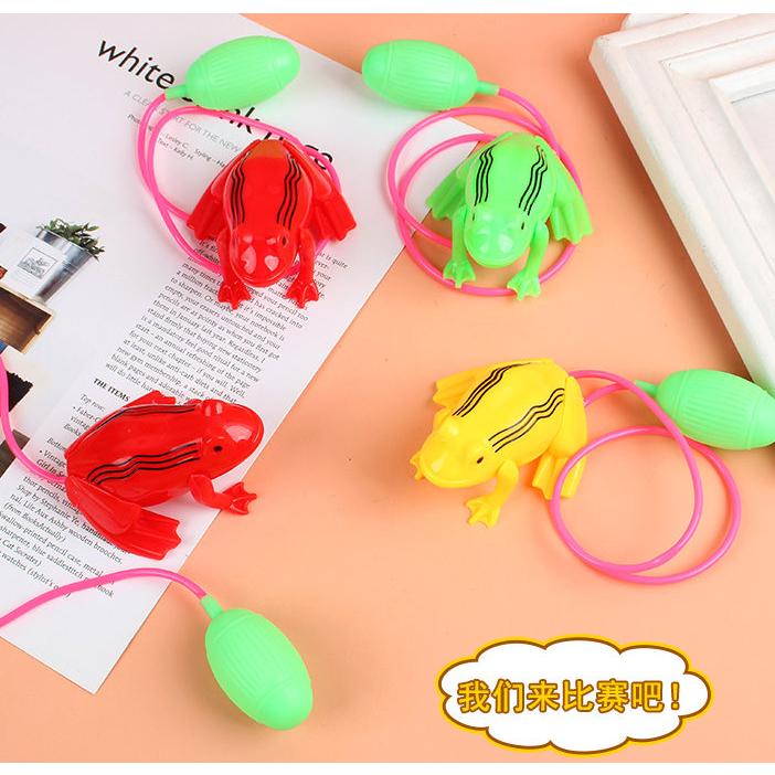 【夜市王】氣壓跳跳小青蛙 線控氣囊吹塑跳青蛙9元-細節圖5