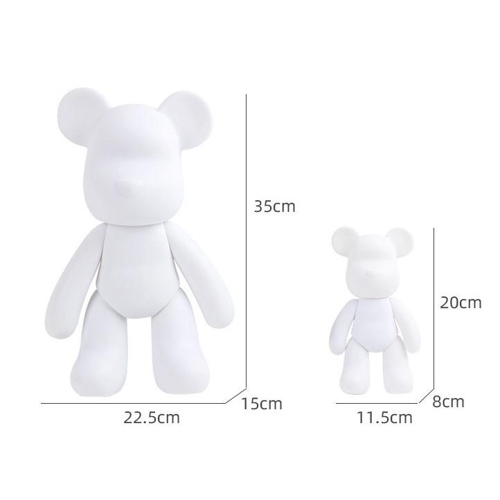 【夜市王】流體熊 暴力熊 潮流熊 白胚熊-細節圖2