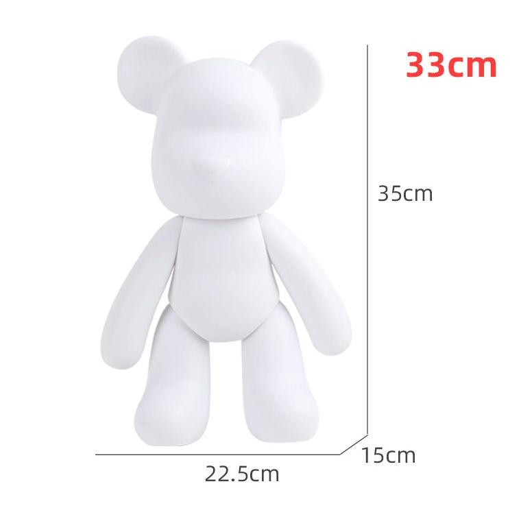 【夜市王】流體熊 暴力熊 潮流熊 白胚熊-細節圖3