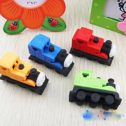 【夜市王】火車頭橡皮  小火車頭橡皮 8元-細節圖2