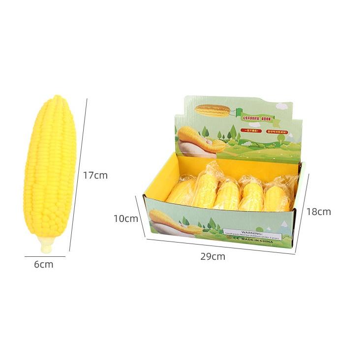 【夜市王】模擬甜玉米 發洩減壓拉拉樂 軟膠玉米39元-細節圖2