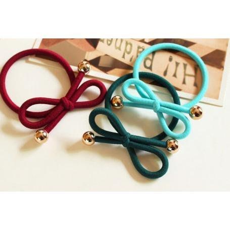 【夜市王】雙頭圓珠髮圈10條29元-細節圖3