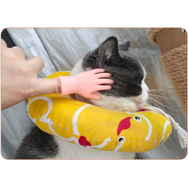 【夜市王】擼貓手指套 搞怪小手模型 五指張開手掌1個9元-細節圖2