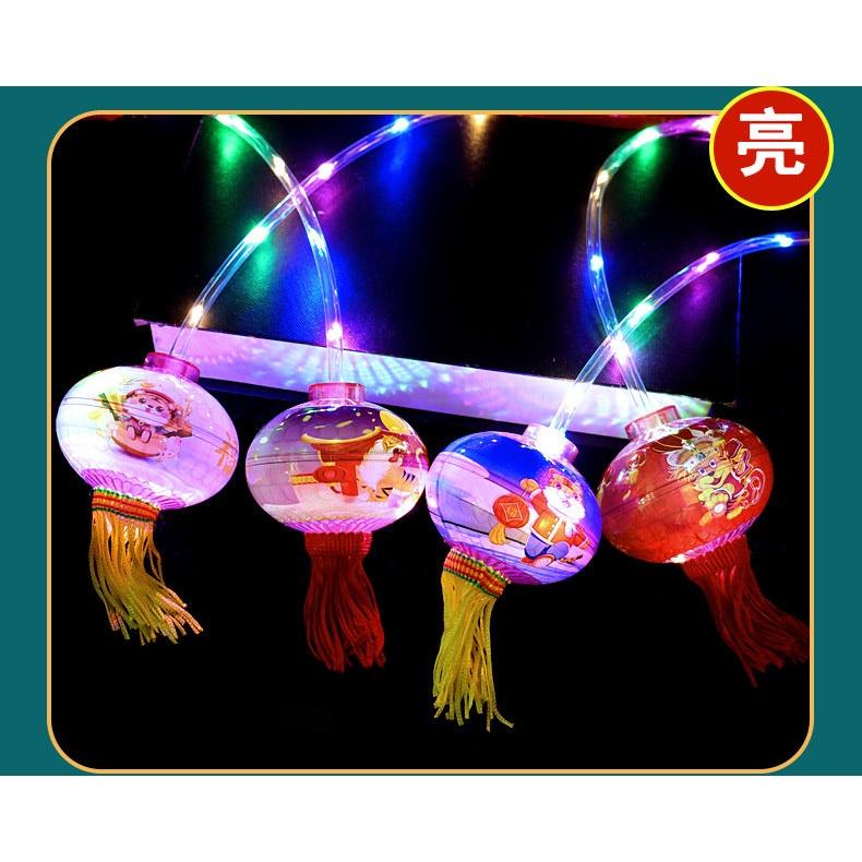 【夜市王】發光手提燈籠 虎年發光燈籠 39元-細節圖3
