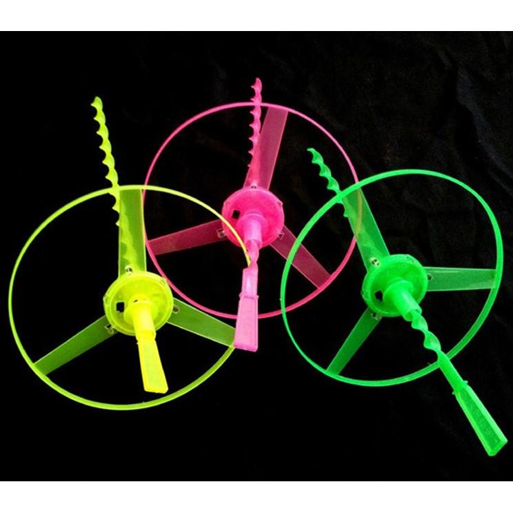 【夜市王】發光手推飛碟 發光飛盤 19元-細節圖3