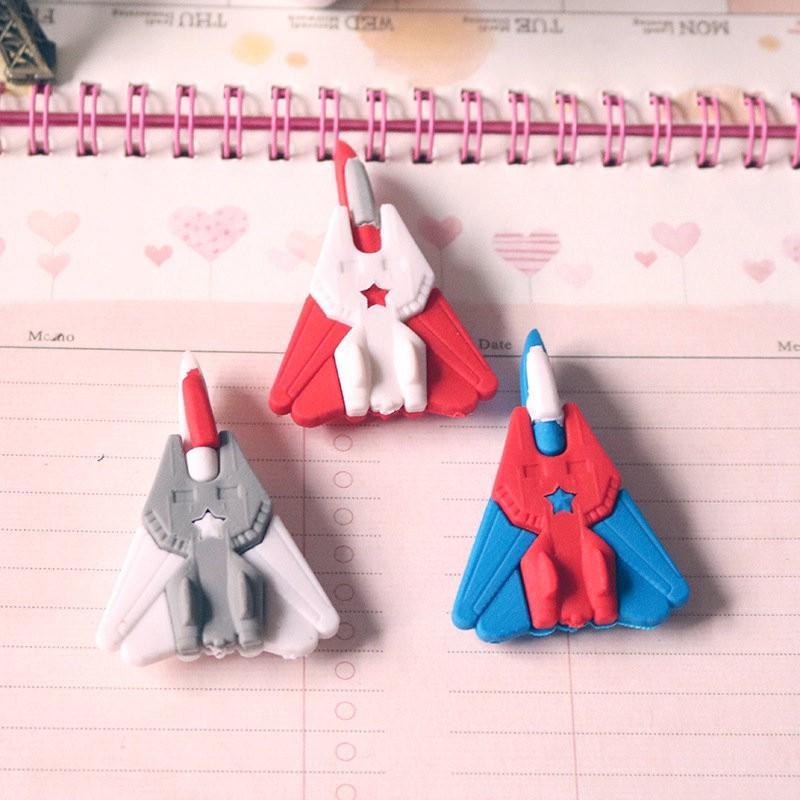 【夜市王】殲擊機造型橡皮擦 4個19元-細節圖3