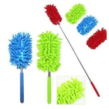 【夜市王】可伸縮塵撣子 雪尼爾汽車塵撣 雞毛撣子29元-細節圖2