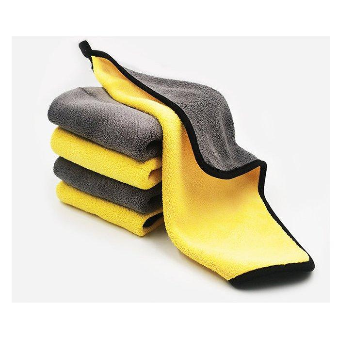 【夜市王】珊瑚絨雙面雙色擦車巾 加厚吸水清潔布19元-細節圖2