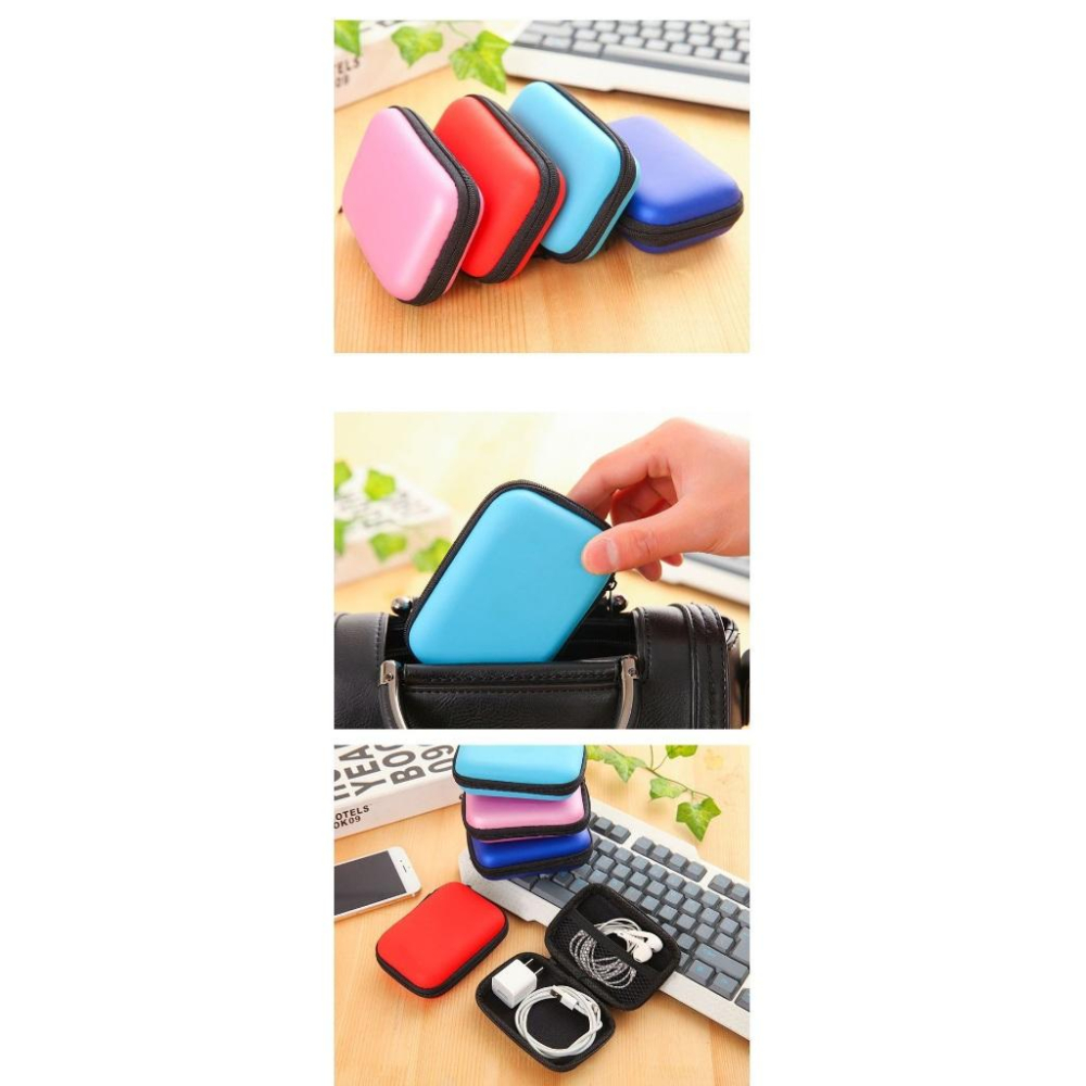 【夜市王】拉鍊長方形耳機包 長方鑰匙包29元-細節圖2