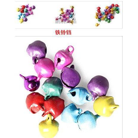 【夜市王】鐵鈴鐺 diy手工飾品材料 小鈴鐺 一包約100個 鐵鈴鐺25元-細節圖2