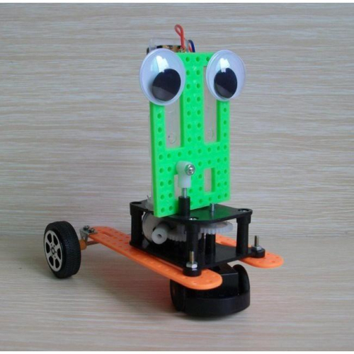 【夜市王】避障機器人 避障小車碰碰車 益智DIY避障機器人 79元