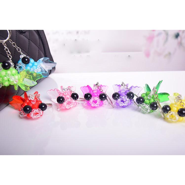 【夜市王】DIY手工串珠大眼魚小金魚材料包 金魚材料包5個 150元-細節圖2