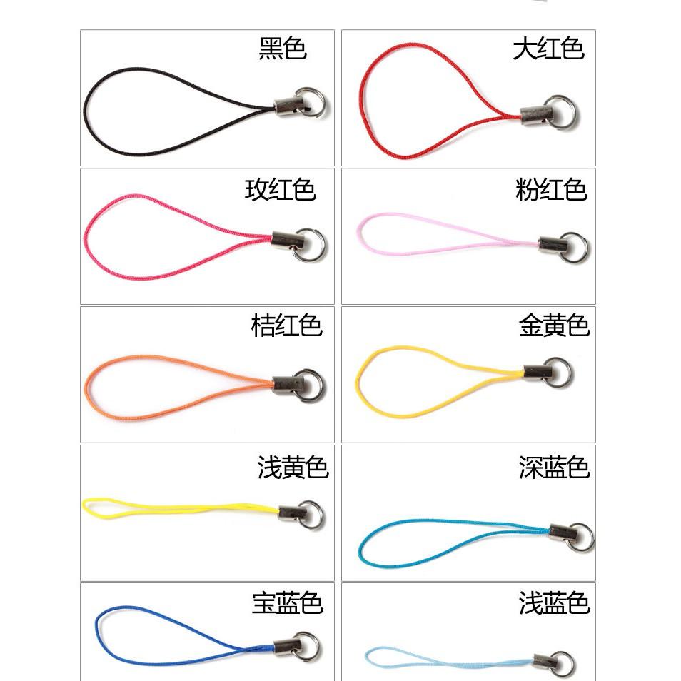 【夜市王】DIY飾品配件 彩色雙環雙圈 手機掛繩 手機掛件繩 100條49元-細節圖3