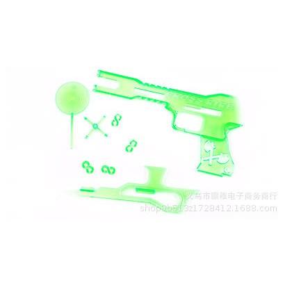 【夜市王】6連發橡皮筋槍 皮筋槍 DIY橡皮筋槍19元-細節圖3