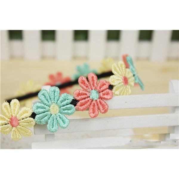 【夜市王】彩色花朵髮箍 花環頭箍 花朵髮箍19元-細節圖2