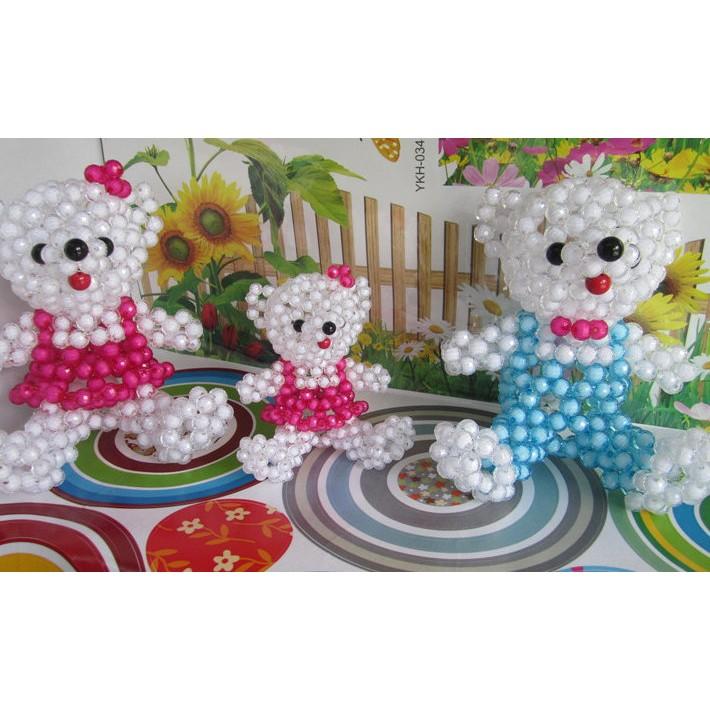 【夜市王】12mm串珠材料96面亞克力地球珠子12mm珠中珠100顆49元-細節圖3