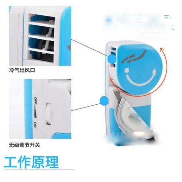 【夜市王】迷你掌上空調USB 水冷可擕式小空調 190元-細節圖3