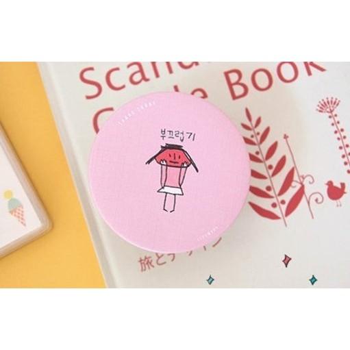【夜市王】甜美可愛小鏡子 餅乾化妝鏡 隨身鏡 美容鏡 25元-細節圖2