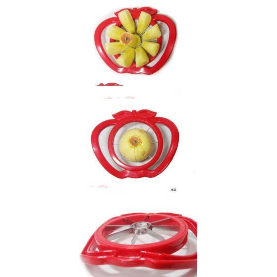 【夜市王】優質不鏽鋼切果器 蘋果切片器 削蘋果器 去核方便 蘋果切果器 輕鬆下壓馬上切片30元-細節圖3