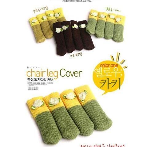 【夜市王】毛線桌椅腳套 桌椅腿套 護腳套 防護墊 防摩擦護套不挑色39元-細節圖3