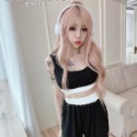 【S.T SHOP】8184簡單俐落罩杯配色背心+彈性寬褲(罩杯不可拆)-規格圖11