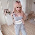 【S.T SHOP】8184簡單俐落罩杯配色背心+彈性寬褲(罩杯不可拆)-規格圖11