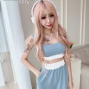 【S.T SHOP】8184簡單俐落罩杯配色背心+彈性寬褲(罩杯不可拆)-規格圖11