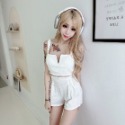 【S.T SHOP現貨】1502好身材小V胸棉背心+彈性短褲 (一片式胸棉可拆)-規格圖11