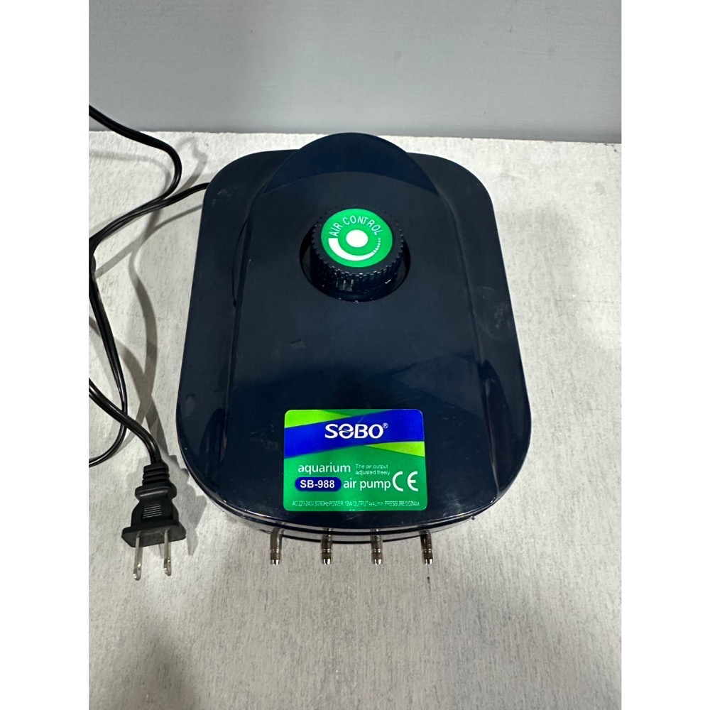 🎊🎊 SOBO 松寶 SB-988 靜音可調式打氣機 四孔打氣機 魚缸打氣機 靜音打氧機 打氣機 松寶 四孔靜音打氣-細節圖3