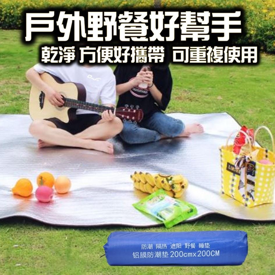 【現貨+免運】防潮墊 鋁箔墊 鋁箔防潮墊 帳篷地墊 地布 露營墊 露營用品 野餐墊 野營 登山 露營工具帳篷配件 寵物墊-細節圖7