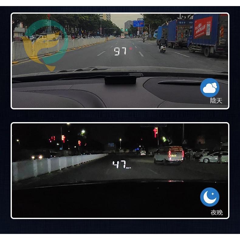 【台灣現貨!免運】M3 HUD 多功能抬頭顯示器 汽車配件 OBD口 水溫 電壓 故障警示 汽車時速顯示器 OBD2接頭-細節圖8