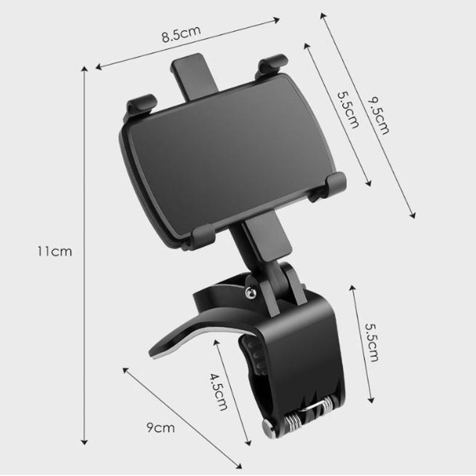 【台灣現貨-免運】可夾式手機支架 儀表板手機架 導航架 汽車手機架 儀錶板手機架 導航支架 抬頭手機架 車載支架 手機架-細節圖8