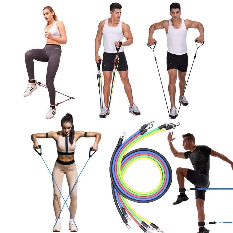 台灣現貨🔥 拉力繩 彈力繩 拉力帶 彈力帶 阻力帶 阻力繩 健身 拉力器 瑜珈繩 彈力繩 訓練帶 運動 擴胸器 握力器-細節圖7