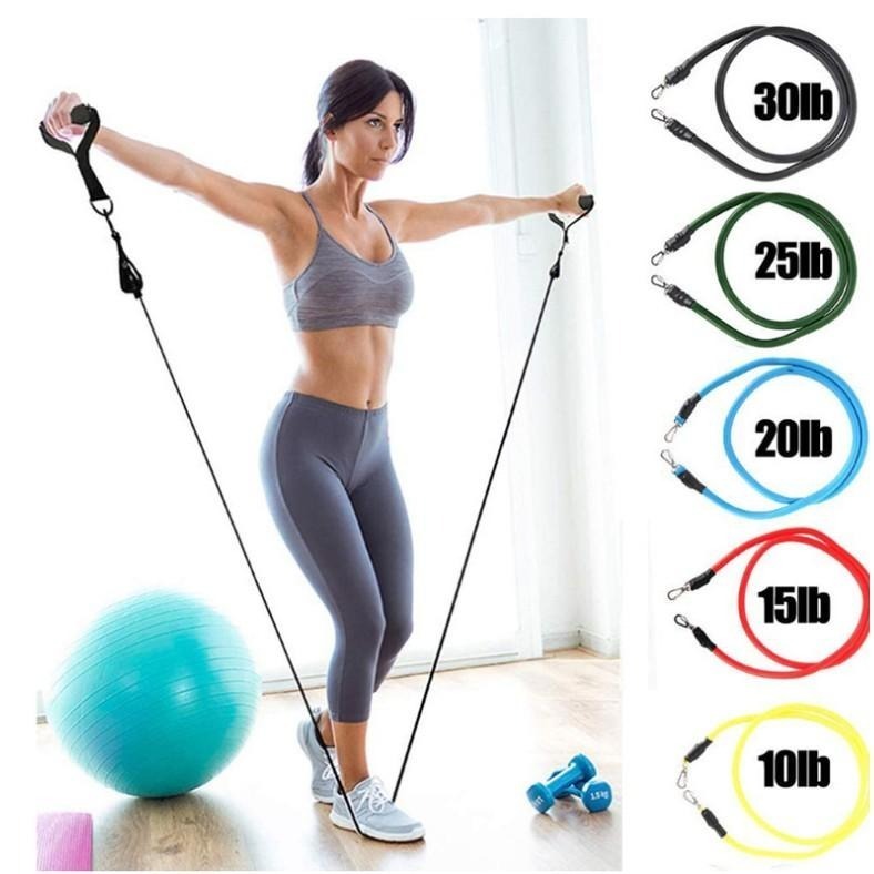 台灣現貨🔥 拉力繩 彈力繩 拉力帶 彈力帶 阻力帶 阻力繩 健身 拉力器 瑜珈繩 彈力繩 訓練帶 運動 擴胸器 握力器-細節圖8