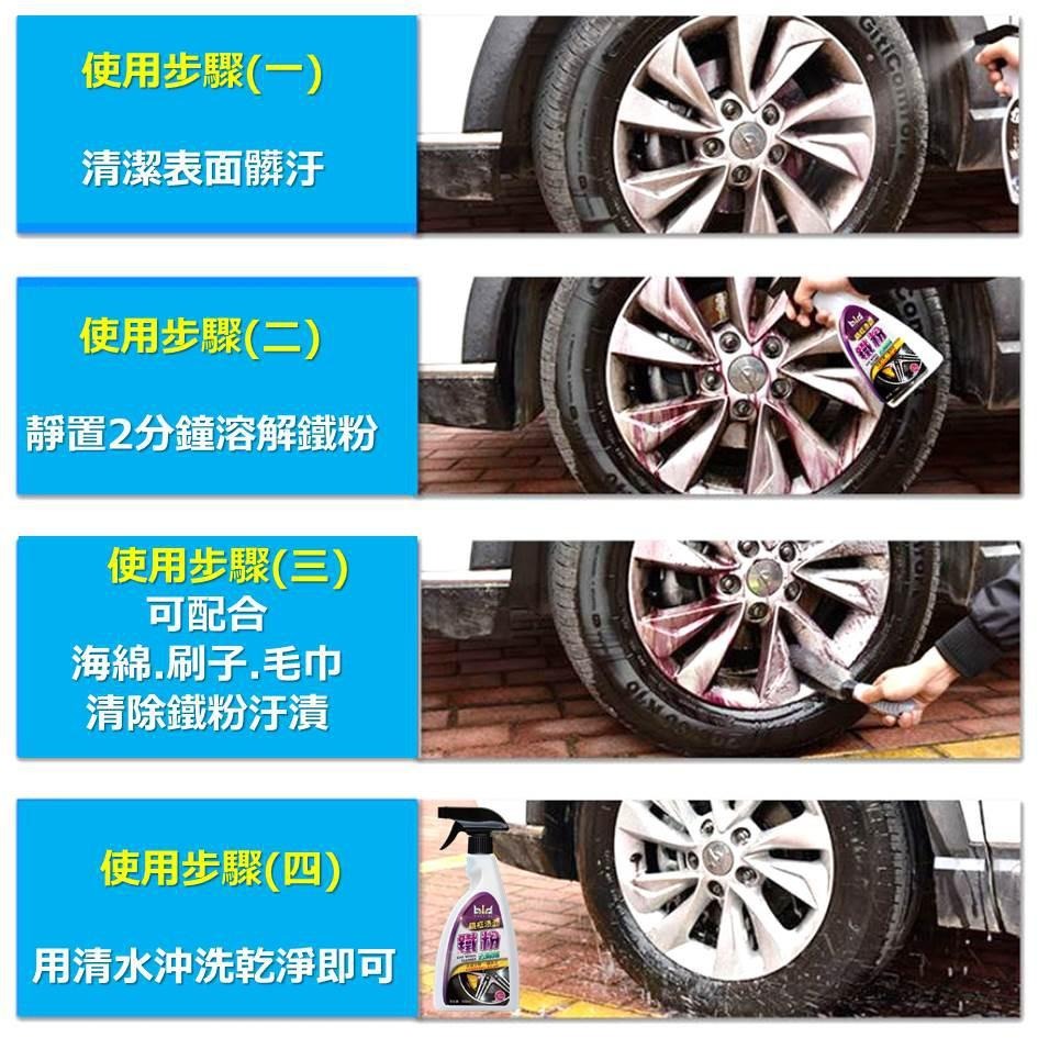 【免運-現貨bld】 鐵粉去除劑 500ml 拔除劑 軟化劑 輪圈清潔 汽車美容 除鐵粉 洗車 輪框清洗劑 鍍膜劑 洗車-細節圖7