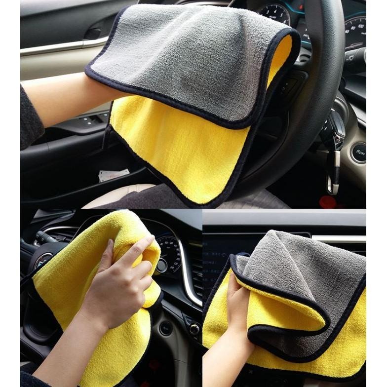 【台灣現貨!車家兩用加厚毛巾】洗車毛巾 高密毛巾 擦車巾 珊瑚絨毛巾 車用毛巾 雙面毛巾 打蠟毛巾 吸水毛巾 洗車布 巾-細節圖9