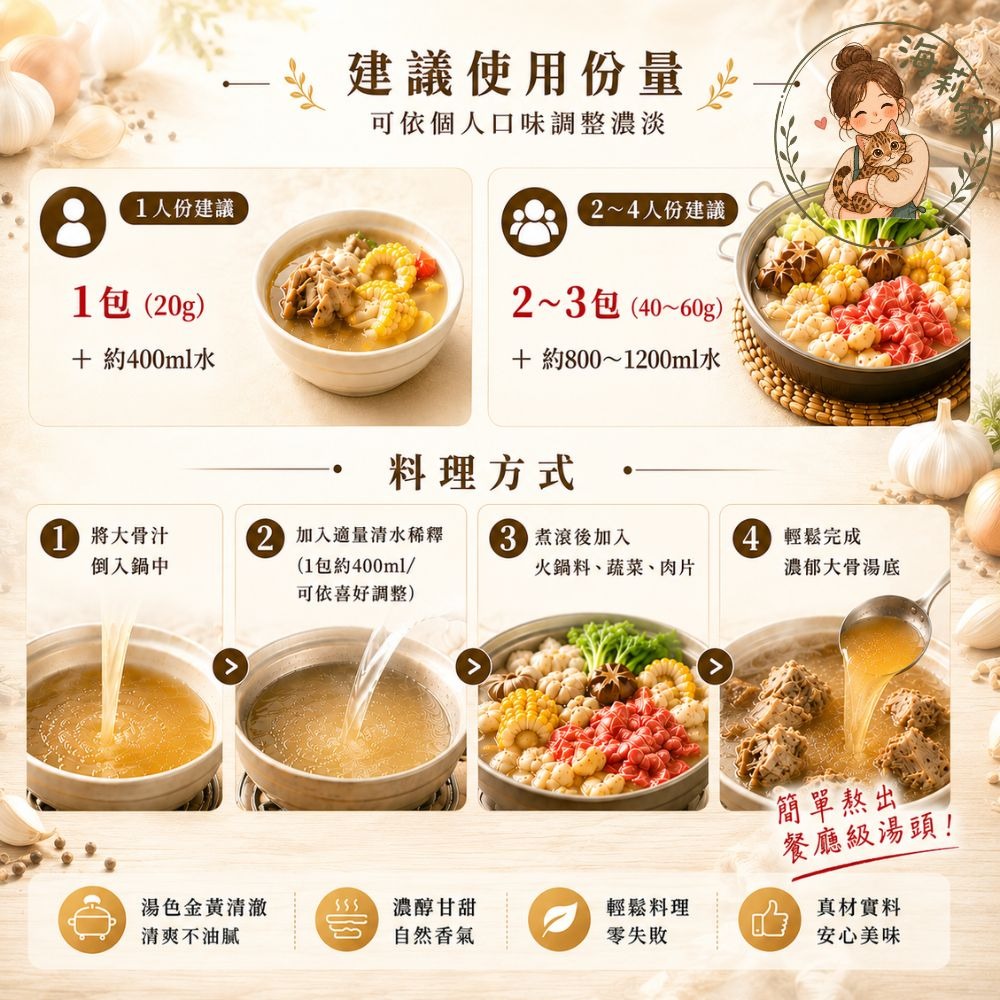品高 大骨汁50入｜濃縮高湯包｜大骨湯底｜火鍋湯底｜高湯粉｜湯底包｜關東煮｜麵湯｜商用高湯-細節圖2