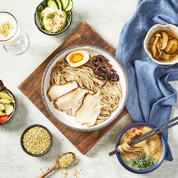 海莉家【玉民】黃金蕎麥麵 (黃金麵/QQ麵/波浪麵/長壽細麵) 蕎麥麵 黃金蕎麥 蕎麥冷麵-細節圖3